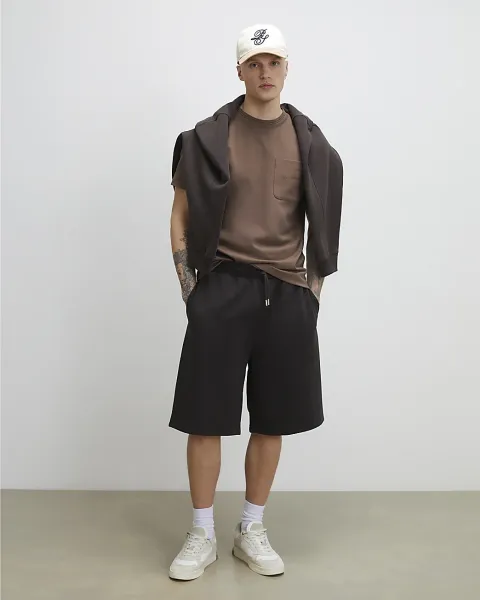 River Island Slim Fit Sanctuaire Pocket T-Shirt