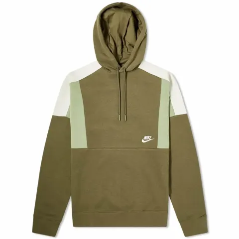 Colourblock Retro Popover Hoody