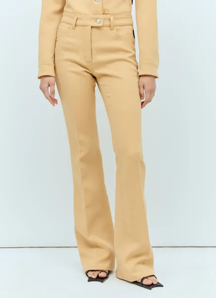 Twill 70's Bootcut Pants