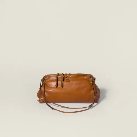Caprice leather clutch