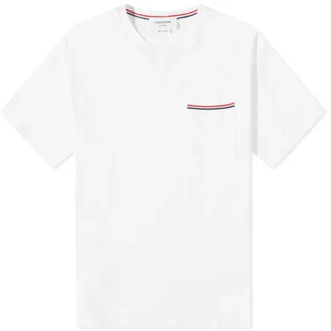Oversized Stripe Pocket T-Shirt