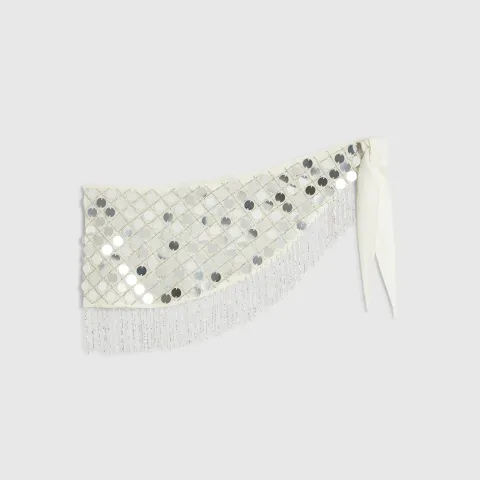 River Island Mirror Sequin Hip Scarf