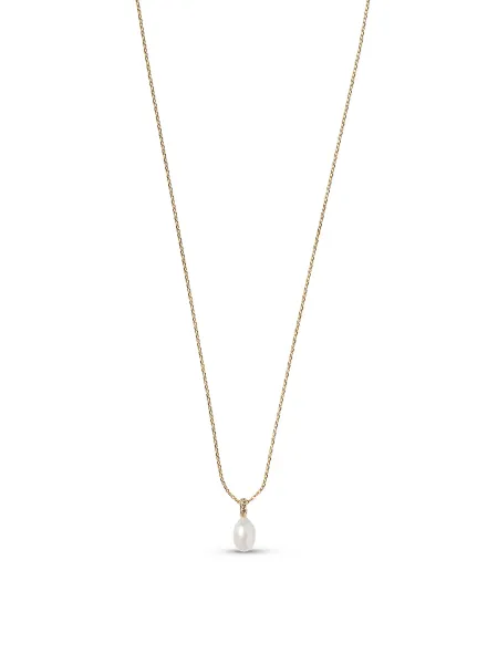 18kt Gold-Plated Significant Pendant Necklace