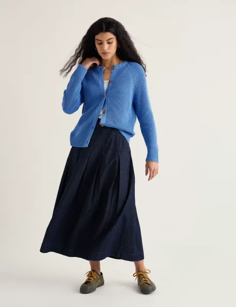 Seasalt Cornwall Pure Cotton Textured Relaxed Cardigan