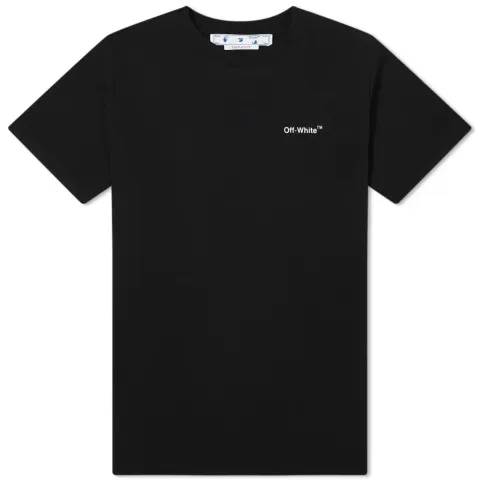Wave Diagonal Drawing Tee