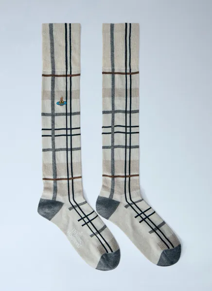 Tartan High Socks