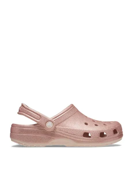 Crocs Glitter Flat Clogs