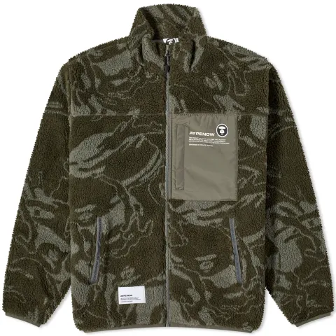 AAPE Now Camo Fleece Jacket