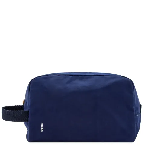 Simon Waxed Cotton Washbag