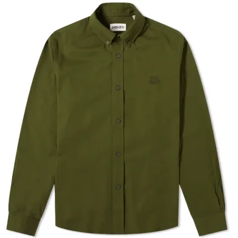 Tiger Crest Button Down Shirt
