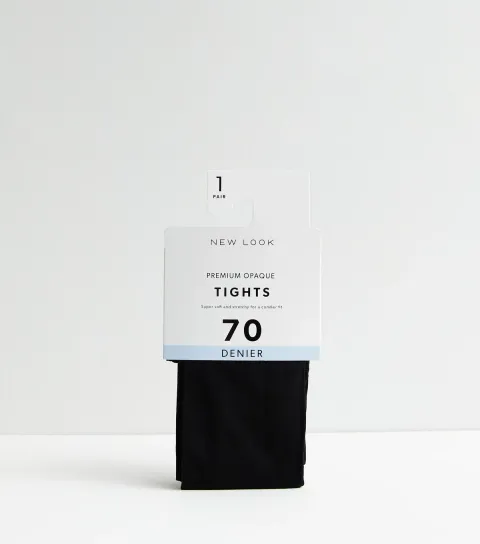 Black 70 Denier Premium Opaque Tights
