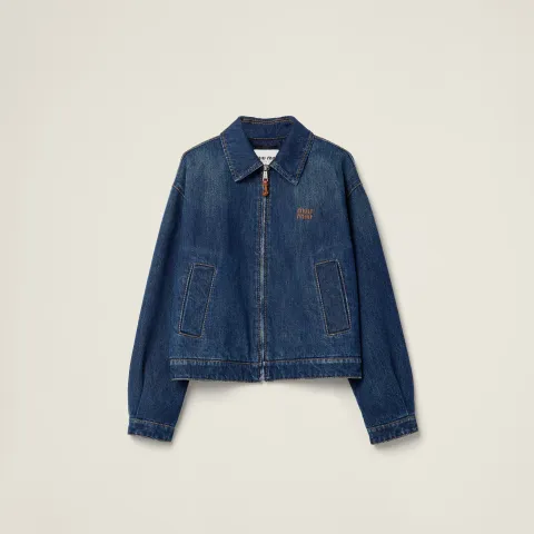 Denim trucker jacket