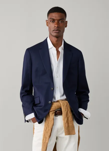 Hackett 130s Wool Hopsack Blazer