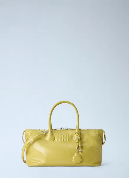 Leather Top Handle Bag