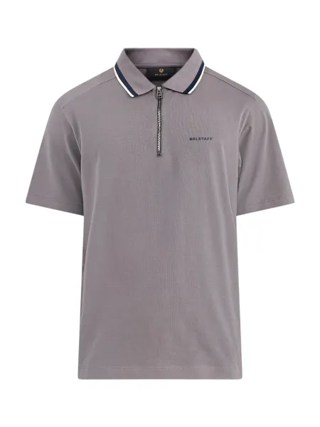 Alloy Tipped Zip Polo Shirt