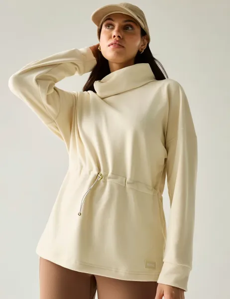 Regatta Kali Funnel Neck Fleece Top Cream