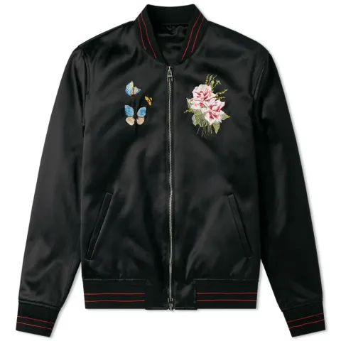 Embroidered Silk Souvenir Jacket