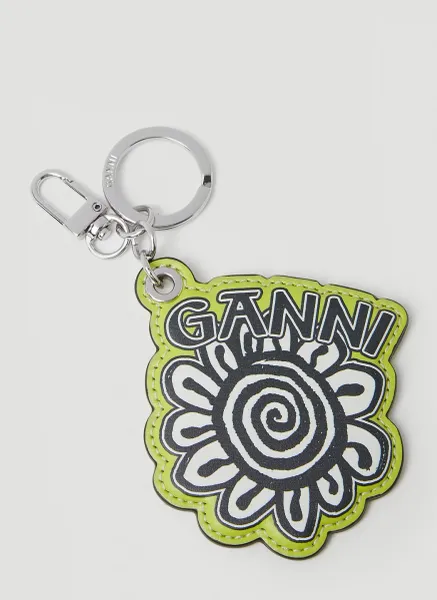 Tender Shoots Flower Keychain