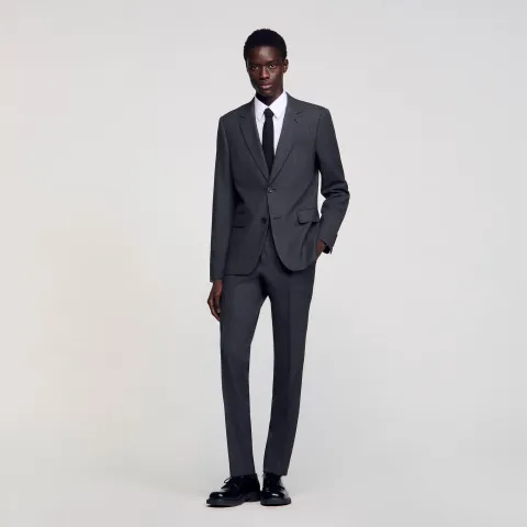 Wool suit jacket