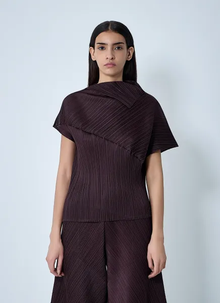 Draped Pleated Shirt