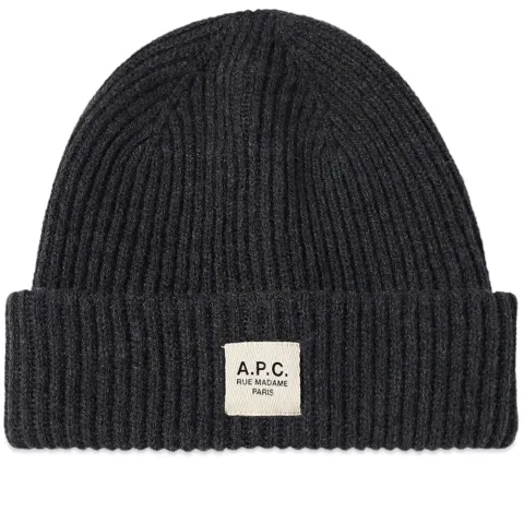A.P.C. James Ribbed Beanie