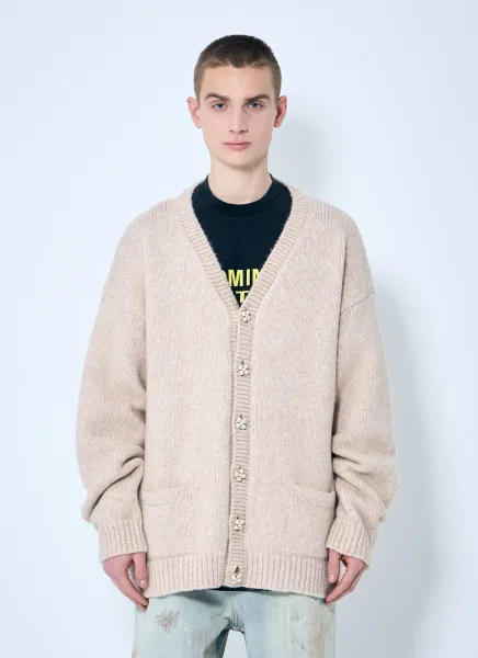 Classic Pearl Button Cardigan