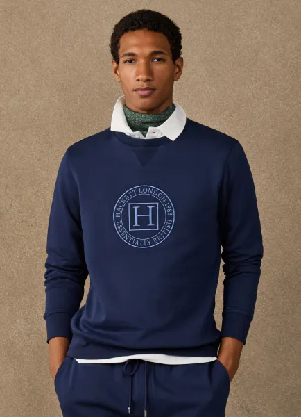 H Logo Crew-Neck Sweat