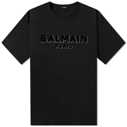 Flock & Foil Paris Logo T-Shirt