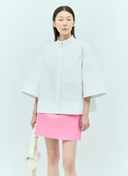 Boxy Three-Quarter Sleeves Shirt