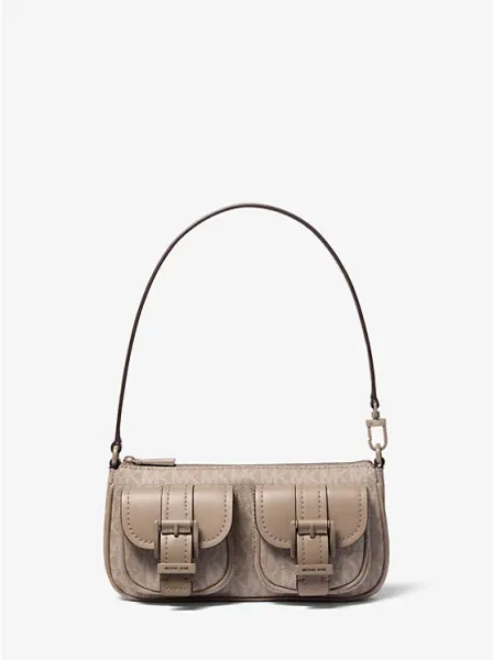 Zoe Small Signature Logo Convertible Pochette
