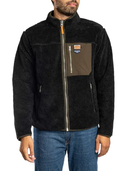 Superdry Vintage Retro Full Zip Fleece Jacket