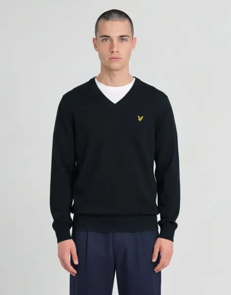 Lyle & Scott Archive Knitted V-Neck Jumper