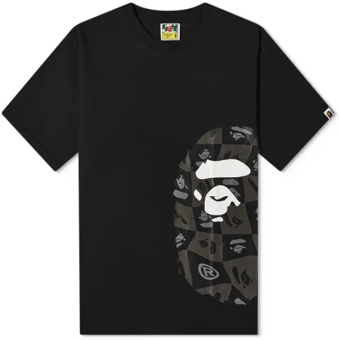BAPE Distortion Side Big Ape Head T-Shirt