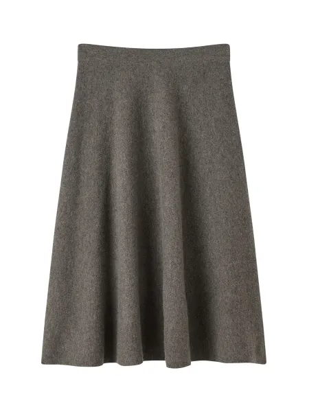 Whistles Wool Knitted Midi Skirt