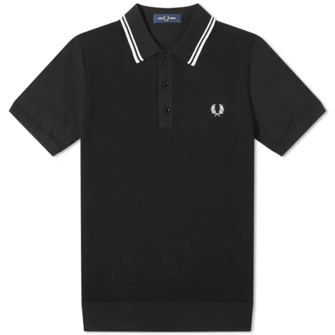 Twin Tipped Knitted Polo