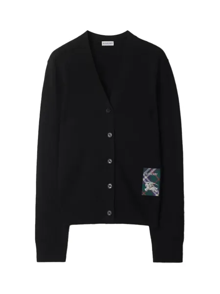 Women Wool Cardigan Black