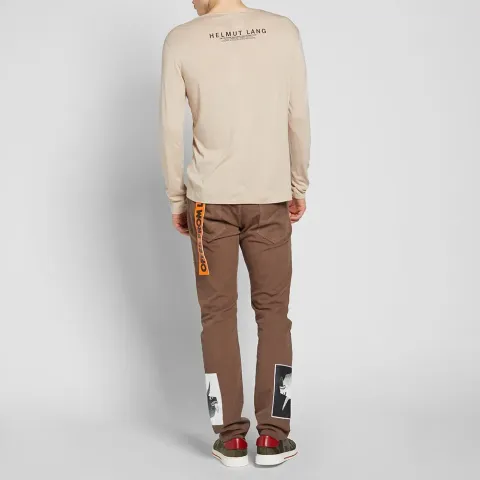 x Travis Scott Long Sleeve Debris Print Tee