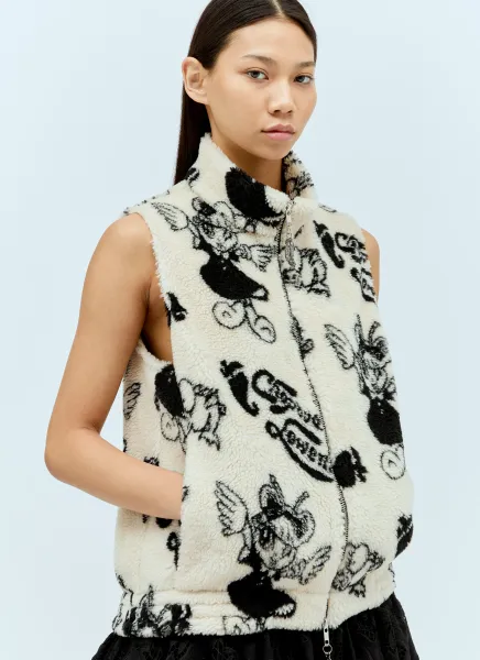 Cartoon Fleece Vest