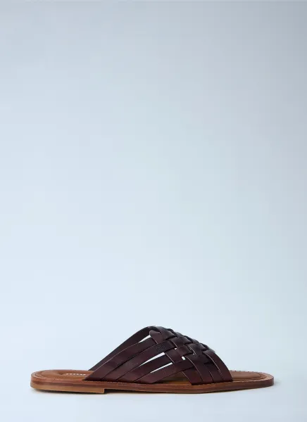 Woven Leather Sandals