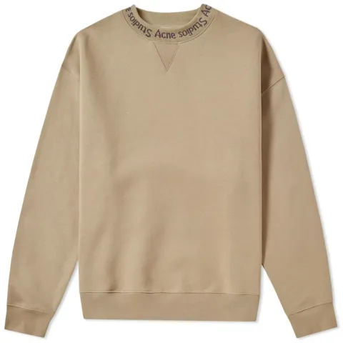 Flogho Neck Logo Crew Sweat