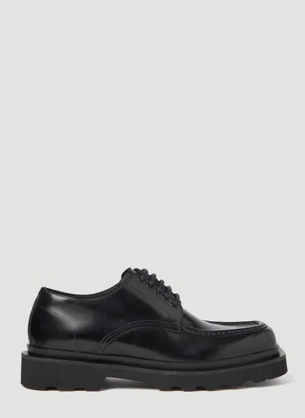 Brushed Leather Derby Shoes