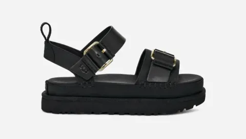 Goldenstar Villa Sandal for Women, Nubuck/Leather/Polyester
