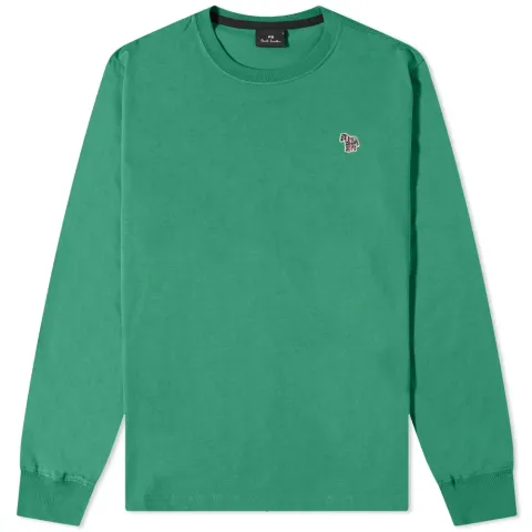 Long Sleeve Zebra Logo T-Shirt