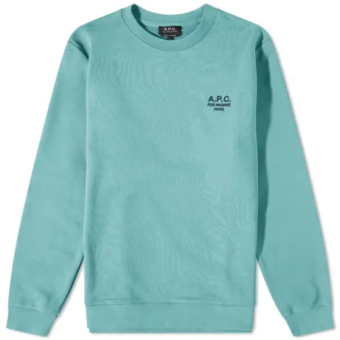 A.P.C Rider Embroidered Logo Crew Sweat
