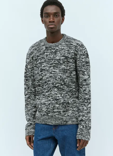 Marled Knit Sweater