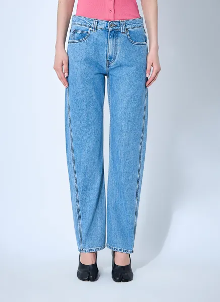 Twisted Denim Jeans