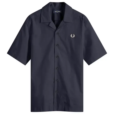 Ribbed Hem Vacation Shirt