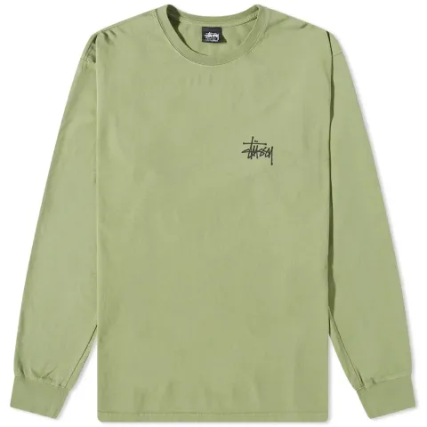 Long Sleeve Basic Pigment Dyed T-Shirt