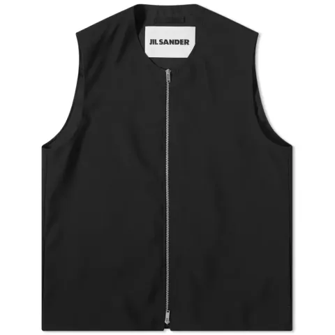 Zip Wool Gilet