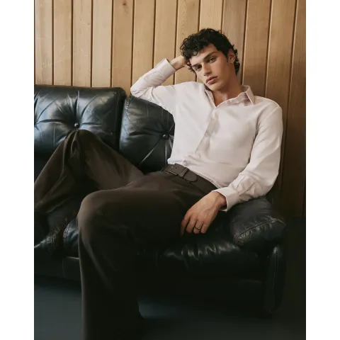 River Island Twisted Tailor Satin Shirt